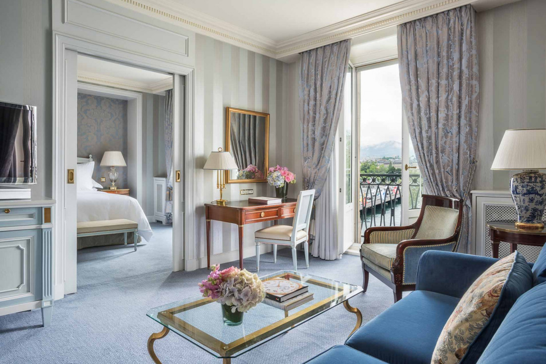 four seasons hotel des bergues geneva | executive suite © vital peter