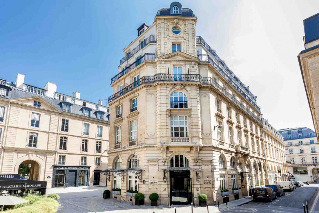 The Grand Hôtel du Palais Royal, one of the most beautiful hotels in central Paris © dr