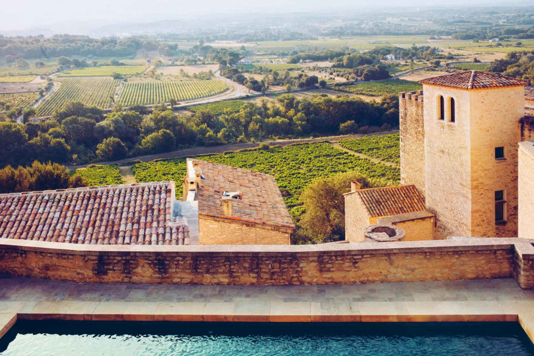 crillon le brave, la douceur de vivre dans l’un des plus beaux hôtels proche du mont ventoux © dr