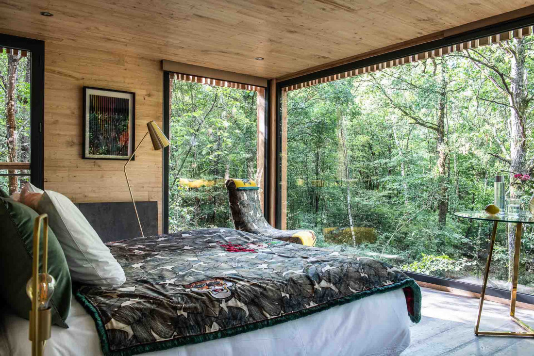 le loire valley lodge and its treehouses © dr