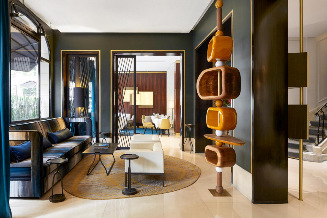 le lobby de l'hôtel montalembert © dr