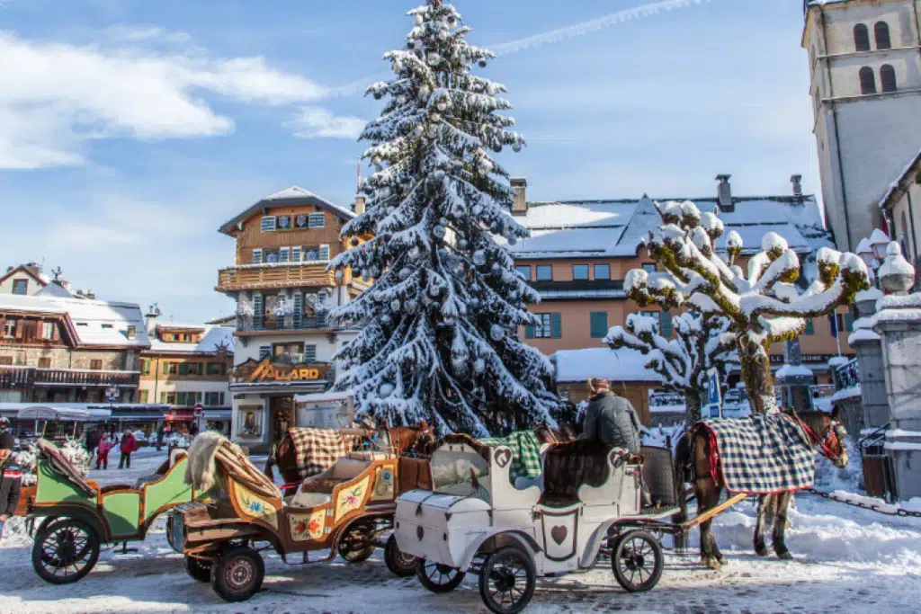 The most beautiful destinations to visit at Christmas © Les Fermes de Marie à Megève