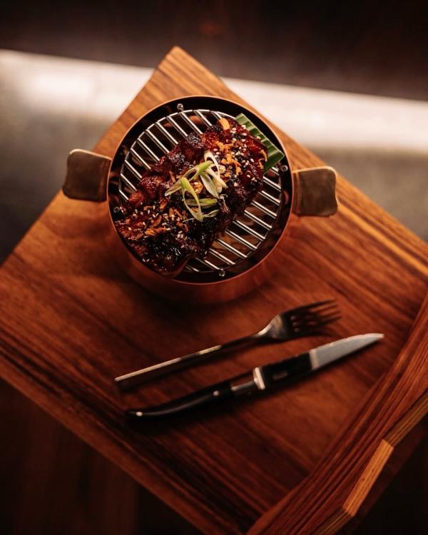 déjeuner au beefbar © cœur de megève