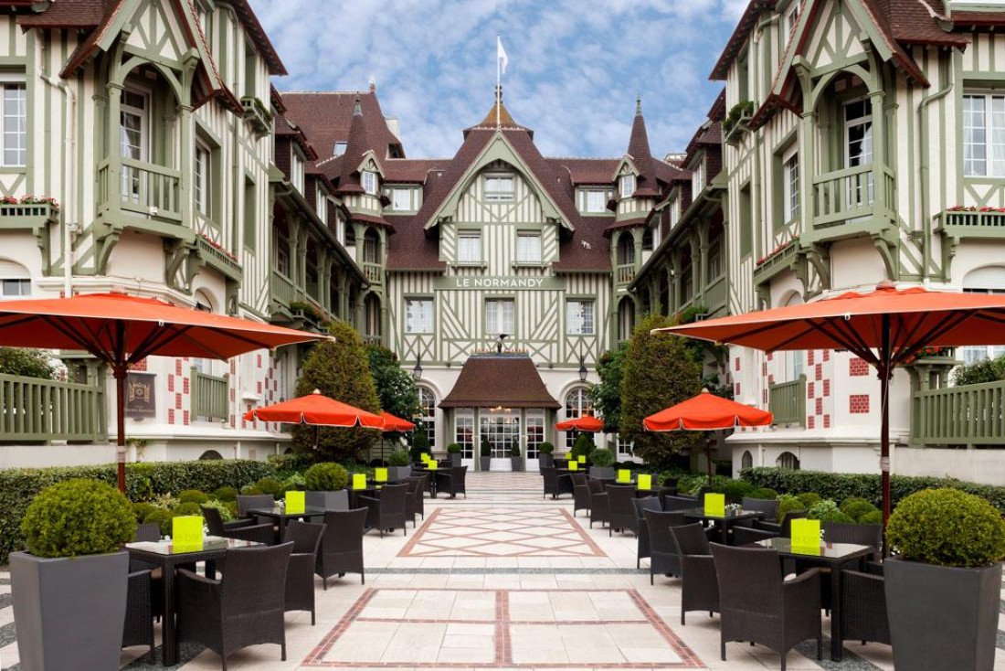 Le normandy barriere, one of the most beautiful in Deauville