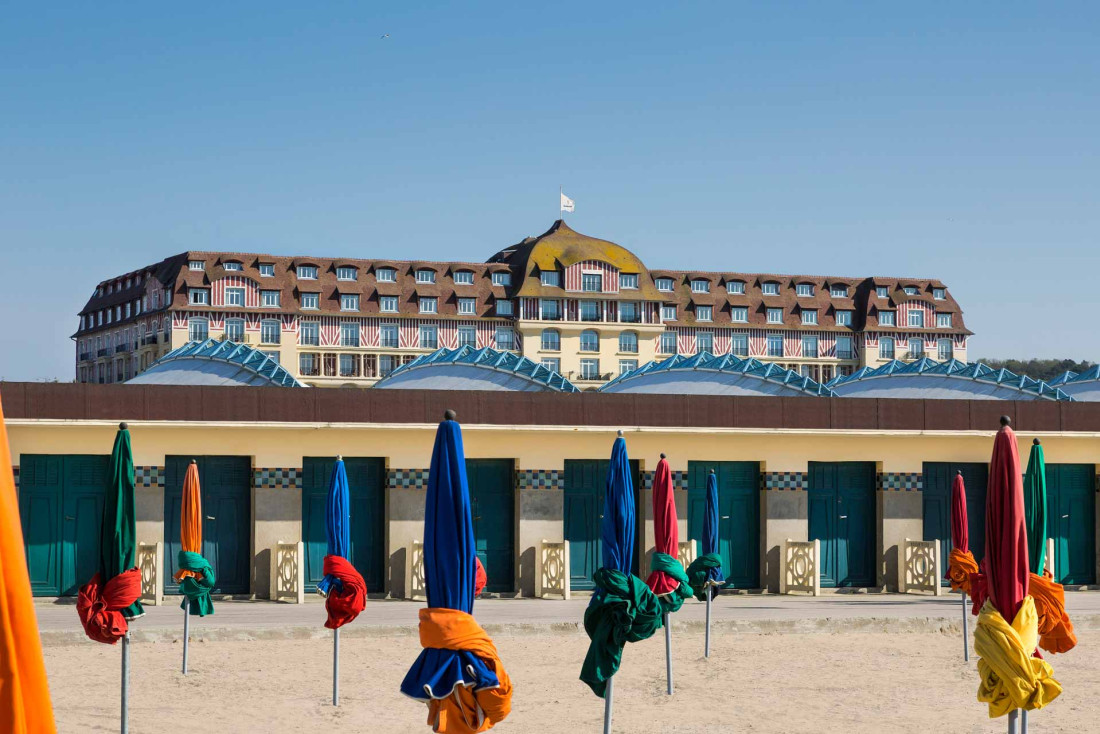 Le Royal Deauville aan het strand © fabrice rambert