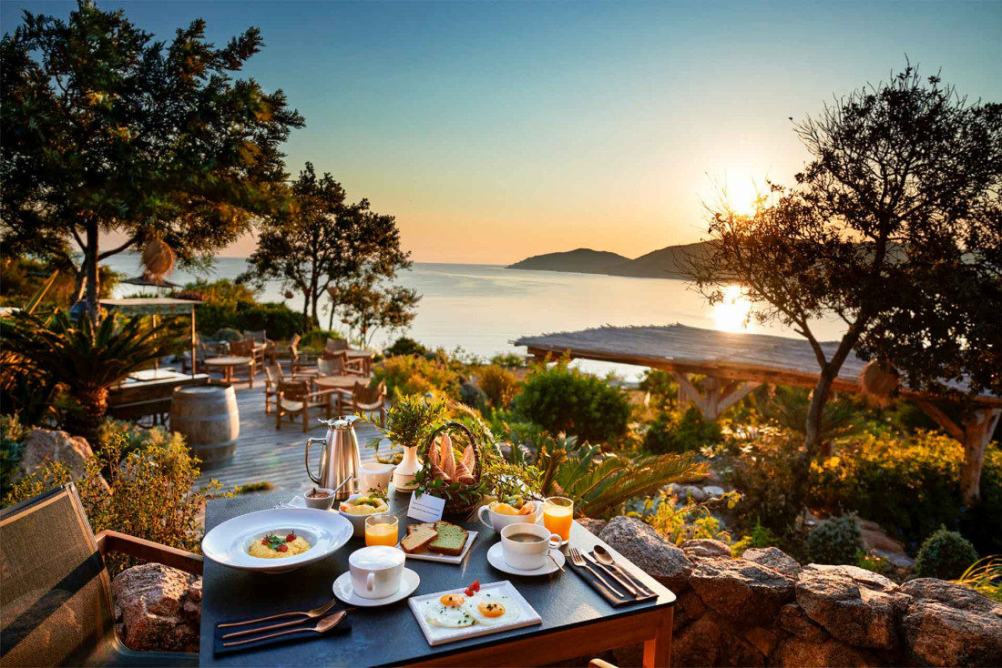 U Capu Biancu, luxury hotel in Corsica perched above the beach