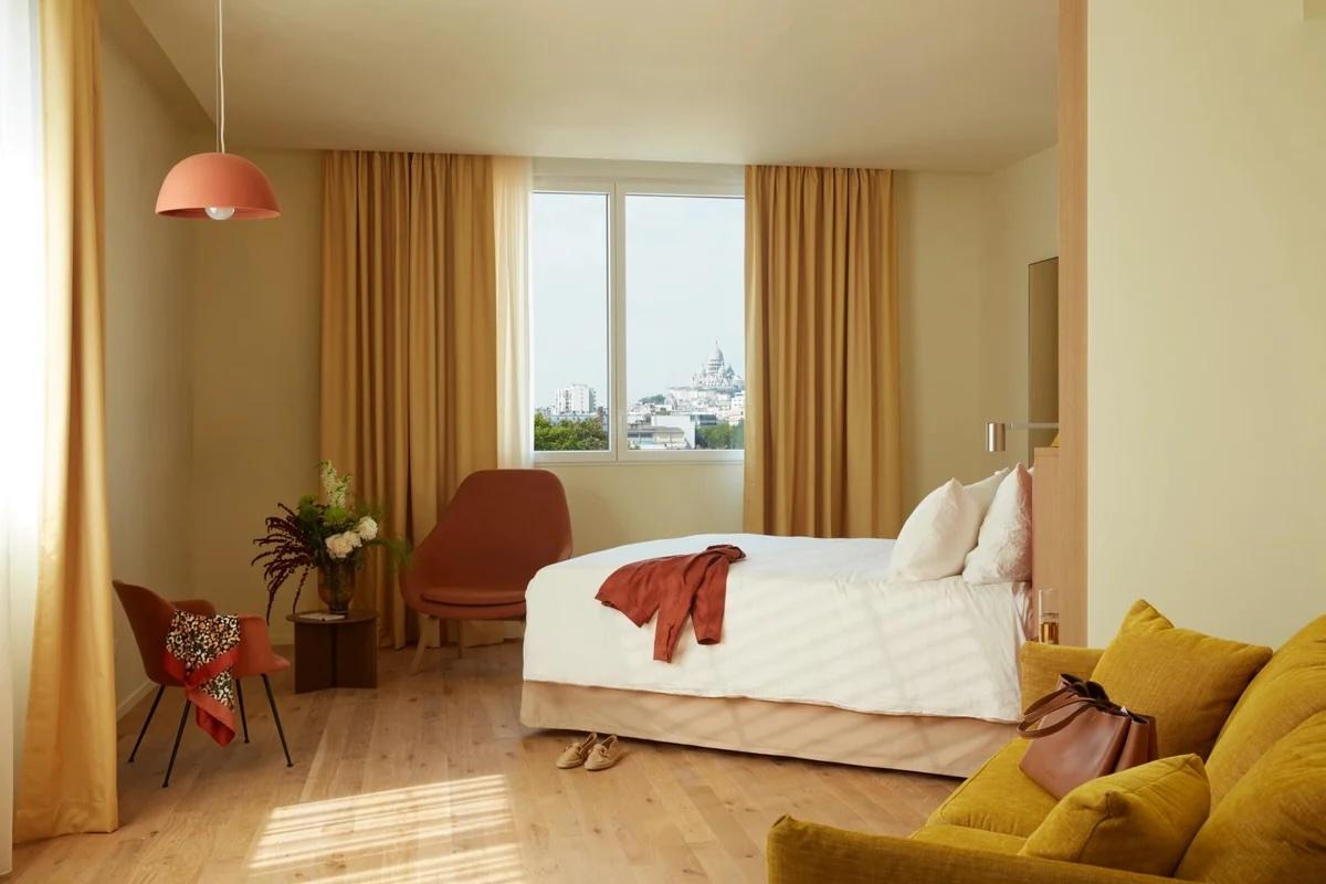 dans le 19ème arrondissement, séjourner à l'hôtel © okko hotels paris rosa parks