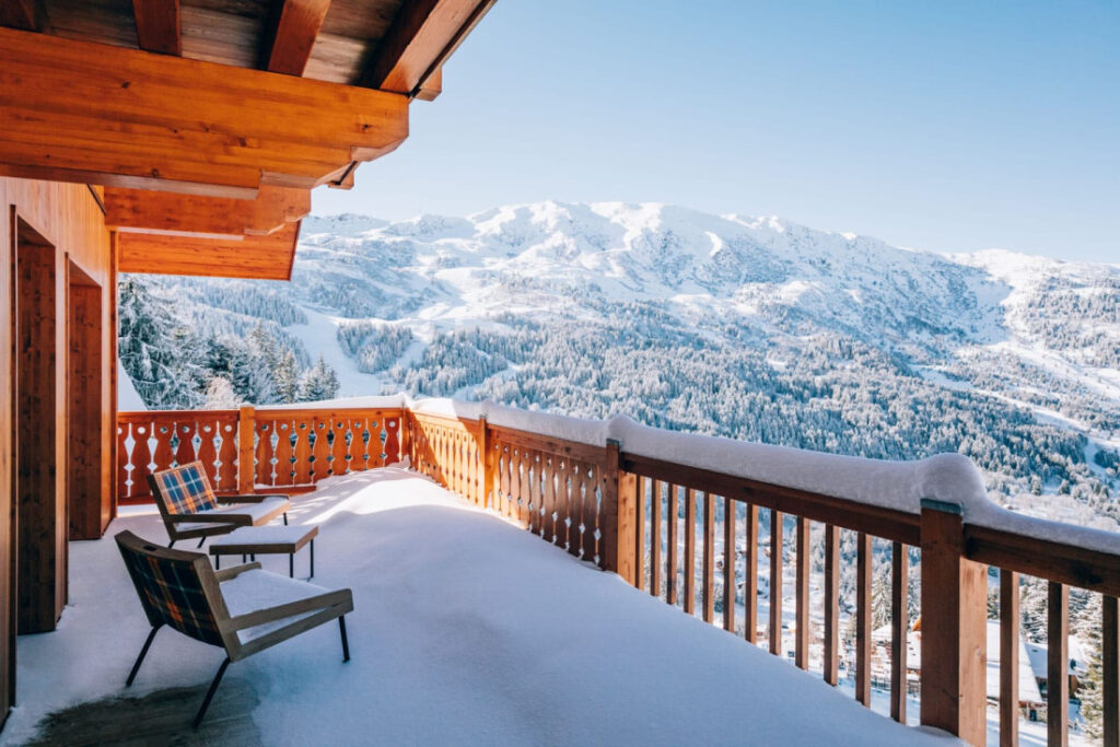 one of the most beautiful hotels in les trois vallées, le coucou méribel © jerome galland