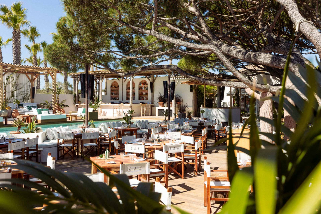 Nikki Beach restaurant area