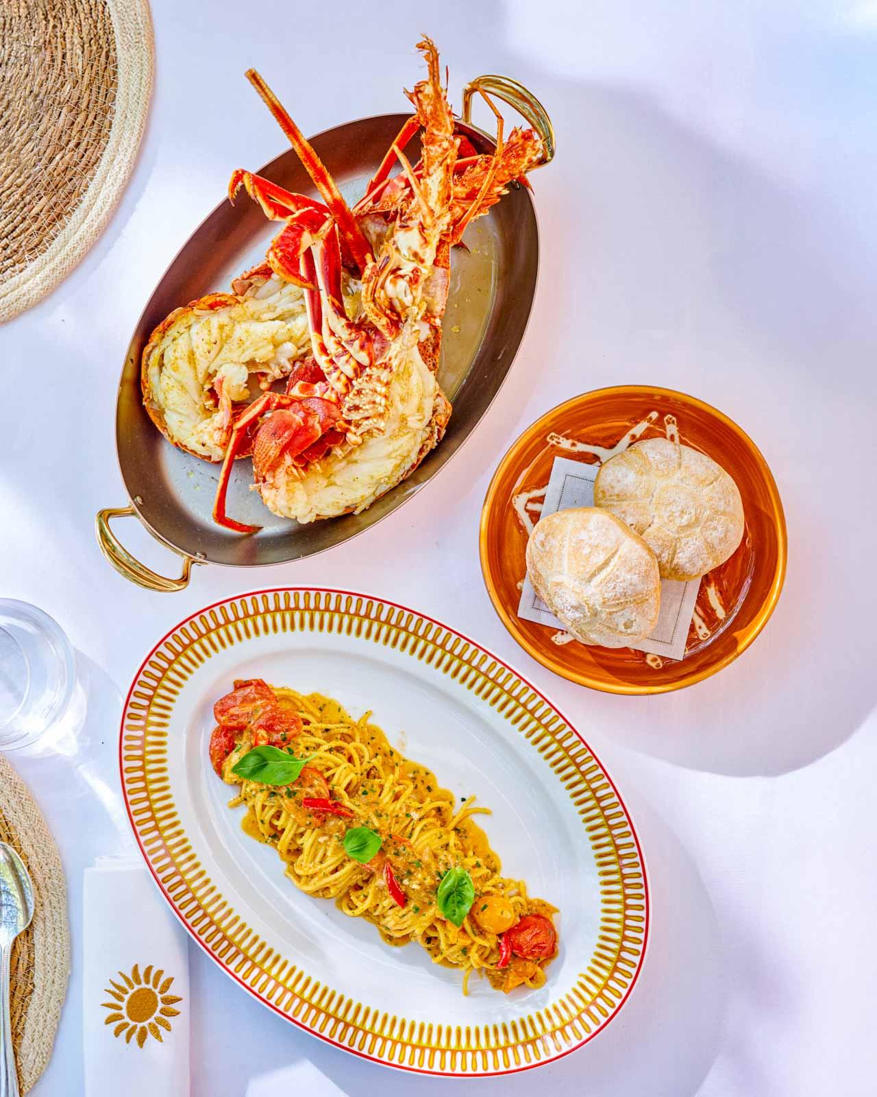 spaghetti à la langouste restaurant il giardino hotel byblos saint tropez ©bernhard winkelmann (1)